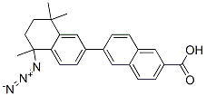 6-(5-azido-5,6,7,8-tetrahydro-5,8,8-trimethyl-2-naphthalenyl)-2-naphthalenecarboxylic acid CAS#: 101705-41-3