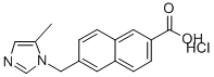 6-(5-methylimidazol-1-yl)methyl-2-naphthoic acid hydrochloride CAS#: 105523-24-8