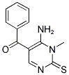 (6-AMINO-1-METHYL-2-THIOXO-1,2-DIHYDRO-5-PYRIMIDINYL)(PHENYL)METHANONE CAS#: 210235-77-1