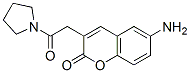 6-Amino-3-[(pyrrolidin-1-ylcarbonyl)methyl]coumarin CAS#: 18144-58-6