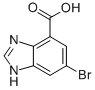 6-BROMO-1H-BENZOIMIDAZOLE-4-CARBOXYLIC ACID CAS#: 255064-08-5
