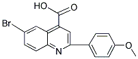 6-BROMO-2-(4-METHOXYPHENYL)QUINOLINE-4-CARBOXYLIC ACID CAS#: 109540-19-4