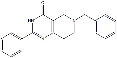 6-Benzyl-2-phenyl-5,6,7,8-tetrahydro-3H-pyrido[4,3-d]pyriMidin-4-one CAS#: 1047-48-9