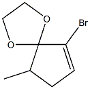 6-BroMo-9-Methyl-1,4-dioxaspiro[4.4]non-6-ene CAS#: 208450-52-6