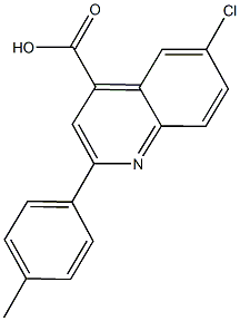 6-CHLORO-2-(4-METHYLPHENYL)QUINOLINE-4-CARBOXYLICACID CAS#: 103914-61-0