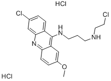 6-CHLORO-9-[3-(2-CHLOROETHYLAMINO)PROPYLAMINO]-2-METHOXYACRIDINE DIHYDROCHLORIDE CAS#: 17070-45-0