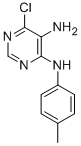 6-CHLORO-N4-(4-METHYLPHENYL)-4,5-PYRIMIDINEDIAMINE CAS#: 17465-94-0