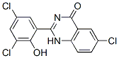 6-Chloro-2-(3,5-dichloro-2-hydroxyphenyl)quinazolin-4(1H)-one CAS#: 28712-44-9