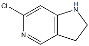 6-Chloro-2,3-dihydro-1H-pyrrolo[3,2-c]pyridine CAS#: 23596-25-0
