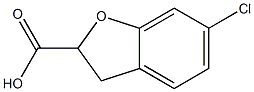 6-Chloro-2,3-dihydrobenzofuran-2-carboxylic acid CAS#: 26018-49-5