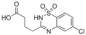 6-Chloro-2H-1,2,4-benzothiadiazine-3-butanoic acid 1,1-dioxide CAS#: 101063-99-4