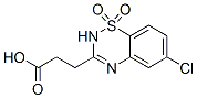 6-Chloro-2H-1,2,4-benzothiadiazine-3-propanoic acid 1,1-dioxide CAS#: 101063-92-7