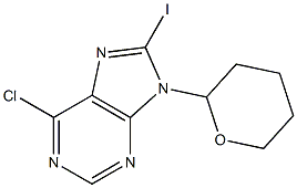 6-Chloro-8-iodo-9-(tetrahydro-pyran-2-yl)-9H-purine CAS#: 218431-10-8