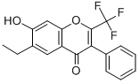 6-ETHYL-7-HYDROXY-3-PHENYL-2-TRIFLUOROMETHYL-CHROMEN-4-ONE CAS#: 105258-37-5