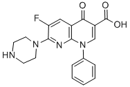 6-FLUORO-4-OXO-1-PHENYL-7-PIPERAZIN-1-YL-1,4-DIHYDRO-[1,8]NAPHTHYRIDINE-3-CARBOXYLIC ACID CAS#: 100426-72-0