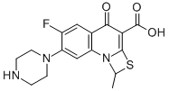 6-Fluoro-1-methyl-4-oxo-7-(1-piperazinyl)-4H-[1,3]thiazeto[3,2-a]quinoline-3-carboxylic acid CAS#: 112984-60-8