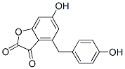 6-Hydroxy-4-(p-hydroxybenzyl)benzofuran-2,3-dione CAS#: 14309-90-1