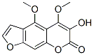 6-Hydroxy-4,5-dimethoxy-7H-furo[3,2-g][1]benzopyran-7-one CAS#: 27230-32-6
