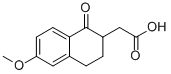 6-METHOXY-1-OXO-1,2,3,4-TETRAHYDRONAPHTHALEN-2-YL)ACETIC ACID CAS#: 17529-16-7
