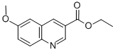 6-METHOXYQUINOLINE-3-CARBOXYLIC ACID ETHYL ESTER CAS#: 26660-48-0
