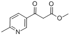 6-METHYL-BETA-OXO-3-PYRIDINEPROPANOIC ACID METHYL ESTER CAS#: 108522-49-2