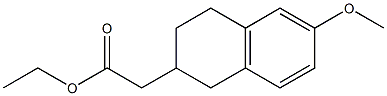 (6-Methoxy-1,2,3,4-tetrahydro-naphthalen-2-yl)-acetic acid ethyl ester CAS#: 108975-09-3