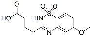6-Methoxy-2H-1,2,4-benzothiadiazine-3-butanoic acid 1,1-dioxide CAS#: 101064-06-6