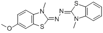 6-Methoxy-3-methyl-(3-methyl-2(3H)-benzothiazolidine)-hydrazone2(3H)-benzothiazolone CAS#: 13545-66-9