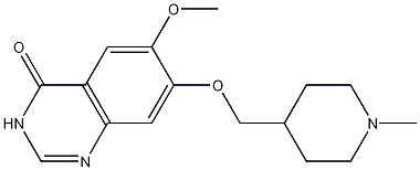 6-Methoxy-7-[(1-methylpiperidin-4-yl)methoxy]-3,4-dihydroquinazolin-4-one CAS#: 264208-69-7