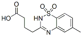 6-Methyl-2H-1,2,4-benzothiadiazine-3-butanoic acid 1,1-dioxide CAS#: 101064-05-5