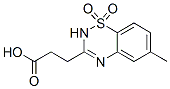 6-Methyl-2H-1,2,4-benzothiadiazine-3-propanoic acid 1,1-dioxide CAS#: 101063-96-1