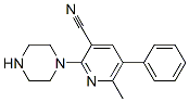 6-Methyl-5-phenyl-2-piperazino-3-pyridinecarbonitrile CAS#: 108611-33-2