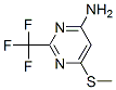 6-(Methylthio)-2-(trifluoromethyl)pyrimidin-4-amine CAS#: 16097-50-0
