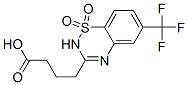 6-(Trifluoromethyl)-2H-1,2,4-benzothiadiazine-3-butanoic acid 1,1-dioxide CAS#: 101064-07-7