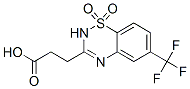 6-(Trifluoromethyl)-2H-1,2,4-benzothiadiazine-3-propanoic acid 1,1-dioxide CAS#: 101063-98-3