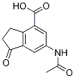 6-acetaMido-1-oxo-2,3-dihydro-1H-indene-4-carboxylic acid CAS#: 224181-99-1