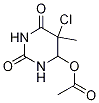 6-acetoxy-5-chloro-5,6-dihydrothymine CAS#: 107097-08-5