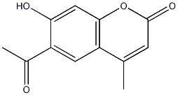 6-acetyl-7-hydroxy-4-methyl-2H-chromen-2-one CAS#: 16555-98-9