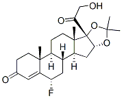 6-alpha-fluoro-21-hydroxy-16-alpha,17-alpha-isopropylidenedioxypregn-4-ene-3,20-dione CAS#: 1526-01-8
