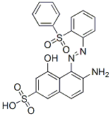 6-amino-4-hydroxy-5-[[2-(phenylsulphonyl)phenyl]azo]naphthalene-2-sulphonic acid CAS#: 25317-07-1