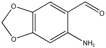 6-aminobenzo[1,3]dioxole-5-carbaldehyde CAS#: 23126-68-3