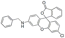 6'-(benzylamino)-3'-chlorospiro[isobenzofuran-1(3H)-9'[9H]-xanthene]-3-one CAS#: 23160-51-2