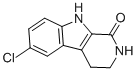 6-chloro-2,3,4,9-tetrahydro-1H-pyrido[3,4-b]indol-1-one CAS#: 17952-83-9
