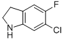 6-chloro-5-fluoro-2,3-dihydro-1H-indole CAS#: 205584-67-4