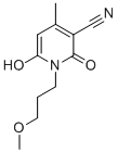6-hydroxy-1-(3-methoxypropyl)-4-methyl-2-oxo-1,2-dihydropyridine-3-carbonitrile CAS#: 29333-76-4