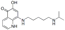 6-hydroxy-8-[5-(propan-2-ylamino)pentylamino]-1H-quinolin-5-one CAS#: 20684-26-8