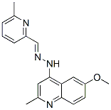 6-methoxy-2-methyl-N-[(6-methylpyridin-2-yl)methylideneamino]quinolin- 4-amine CAS#: 29125-43-7