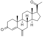 6-methylene-4-pregnene-3,20-dione CAS#: 19457-57-9