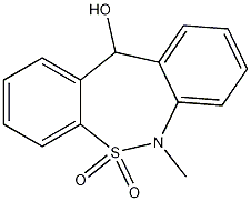 6,11-Dihydro-6-methyl-dibenzo[c,f][1,2]thiazepin-11-ol 5,5-Dioxide CAS#: 26638-56-2