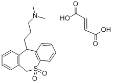 6,11-Dihydro-N,N-dimethyldibenzo(b,e)thiepin-11-propylamine 5,5-dioxid e fumarate CAS#: 23735-20-8